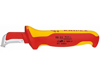 Knipex 9855 Nůž na pláště 155mm / izolovaný 1000V VDE