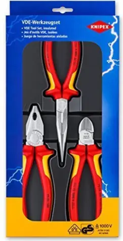 Knipex 002012 Elektro set - Sada izolovaných kleští / 1000V VDE