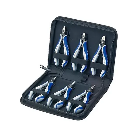 Knipex 002016P Sada přesných kleští pro elektroniku 6ks