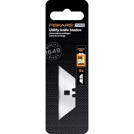 Fiskars CarboMax 1027229 / Břity pro univerzální nůž / 5 ks
