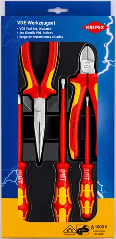 Knipex 002013 Sada Kleště a šroubováky 1000V / 5 ks