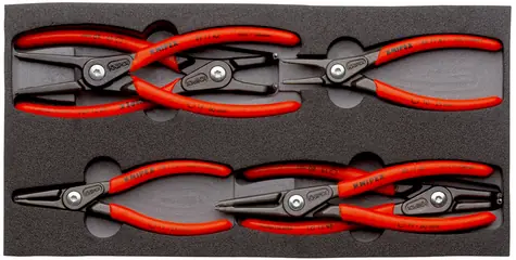 Knipex 002001V02 Sada kleští na pojistné kroužky / 6 ks