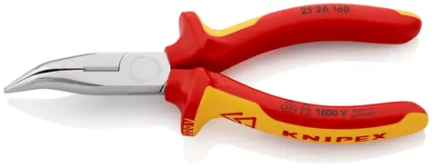 Knipex 2526160 Kleště půlkulaté s břity 160mm / 1000V VDE