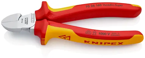 Knipex 7026160 Kleště boční štípací izolované 160mm / 1000V VDE