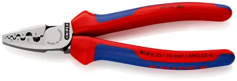 Knipex 9772180 Kleště na kabelové koncovky 180mm