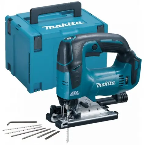 Makita DJV182ZJ / Aku Přímočará pila / 18V / Zdvih 26 mm / až 3500 zdvihů-min / bez Aku