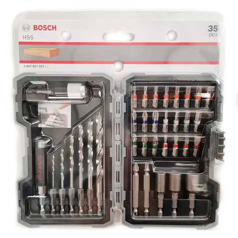 BOSCH 2607017327 / Sada vrtáků a bitů / 35 ks