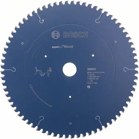 BOSCH Expert for Wood 2608642531 / Pilový kotouč na dřevo pro pokosové pily / 305x30 mm / Šířka řezu 2.4mm / 74 zubů