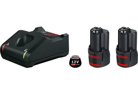 BOSCH 1600A019RD / Startovací sada / 2 x GBA 12V 3.0Ah + GAL 12V-40 Professional