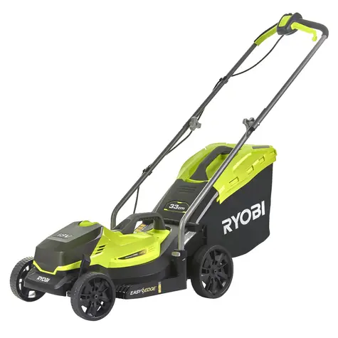 Ryobi OLM1833B / Aku Sekačka na trávu / 18V / Li-ion / šířka záběru 33 cm / Koš 35 l / Bez aku