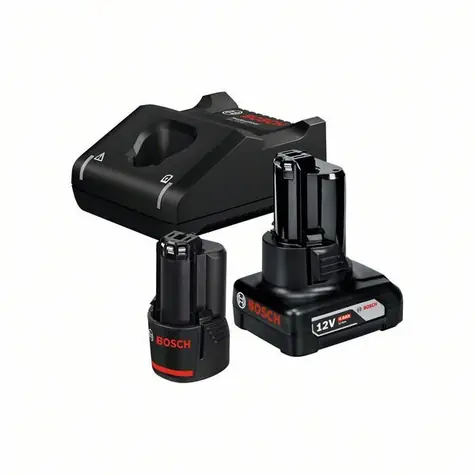 BOSCH 1600A01NC9 / Startovací sada / 1 x GBA 12V 2.0Ah + 1 x GBA 12V 4.0Ah + GAL 12V-40 Professional
