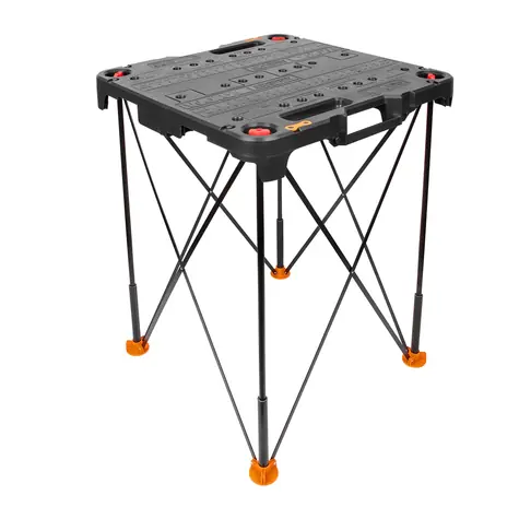 Worx WX066 / Skládací pracovní stůl / rozměry 60 x 60 x 81.2 cm / nosnost 136 kg