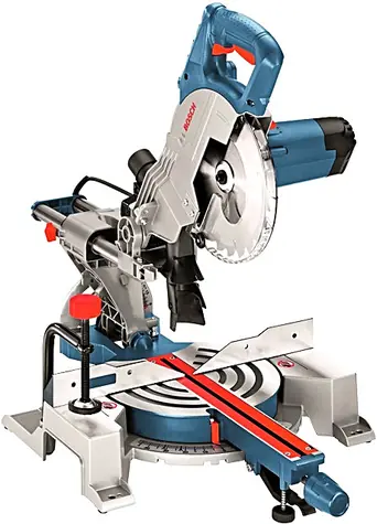 BOSCH GCM 800 SJ Professional / Pokosová pila se zákluzem / 1400W / Průměr 216 mm / 5500 ot-min / Hloubka řezu 70x270 mm