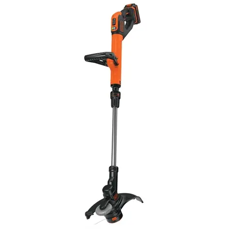 Black&Decker STC1820PC / Aku Strunová sekačka / 18V / 2.0Ah / šířka záběru 28 cm / struna 1.6 mm x 9 m