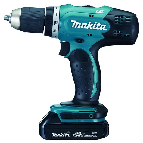 Makita DDF453SYE / Aku Vrtací šroubovák / 18V / 2x1.5Ah / 13mm sklíčidlo /  1300 ot-min / 42 Nm 