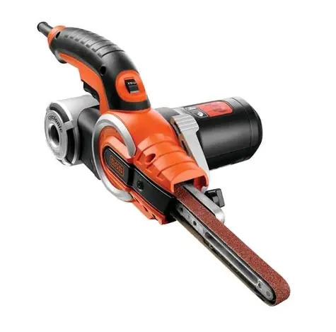 Black&Decker KA902EK / Pásová bruska / 400W / 900-11600 ot-min / Brusná plocha 13x451 mm