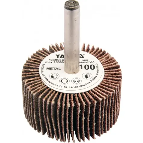 YATO Kotouč lamelový radiální 40x20 P-40 s hřídelí 6 mm