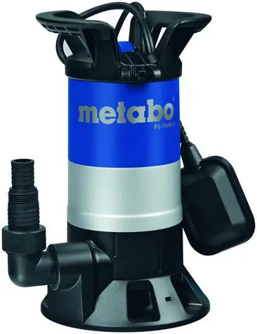 Metabo PS 15000 S / Kalové čerpadlo / 850W / Tlak 0.95 bar / Kapacita 15.000 l-h / Výtlačná výška 9.5 m