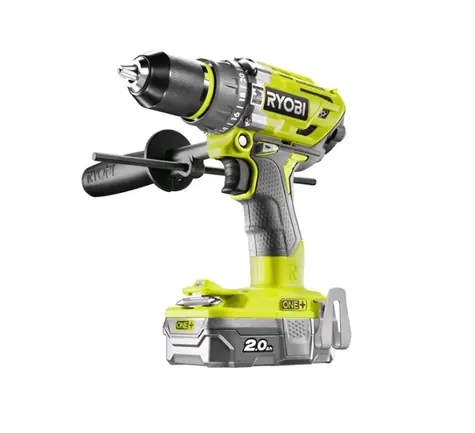 Ryobi R18PD7-220B / Aku Příklepová vrtačka / 18V / 2x2.0Ah / 13mm sklíčidlo / 1800 ot-min / 23.400 údedrů-min / 85 Nm