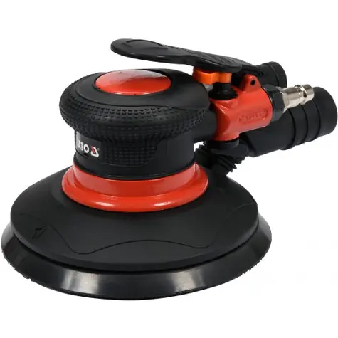 YATO YT-09739 / Pneu Excentrická bruska / Tlak 6.3 bar / Průměr 150 mm / 12.000 ot-min / 84 l-min