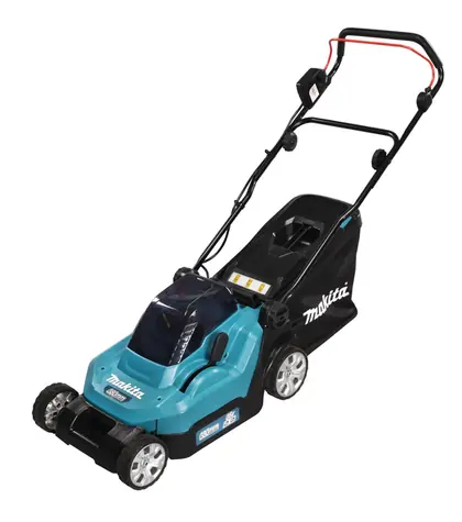 Makita DLM382Z / Aku Sekačka na trávu / 2x18V / až 560 m2 / záběr 38 cm / koš 40 l / bez Aku