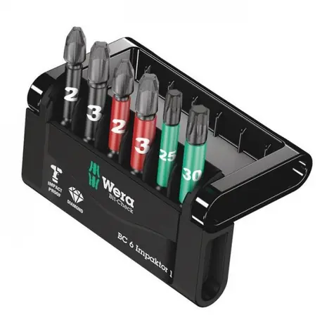 WERA Bit-Check 6 Impaktor 1 / sada bitů
