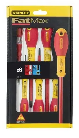 Stanley 0-65-443 / Sada šroubováků 1000V FatMax 6dílná