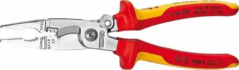Knipex 1396200 Kleště univerzální elektroinstalační / 1000V VDE / 200mm