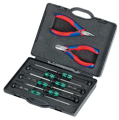 Knipex 002018 Sada s kleštěmi pro elektroniku 8 ks