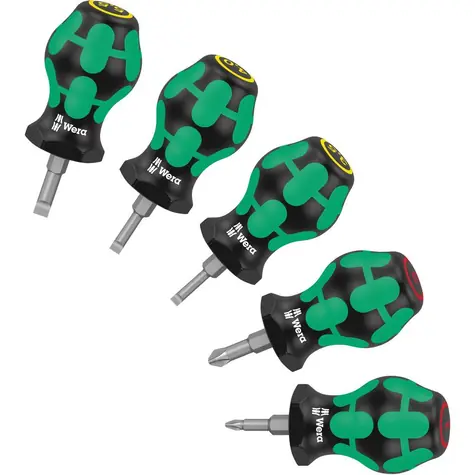 WERA Stubby Set 1 Sada držáků bitů a šroubováků