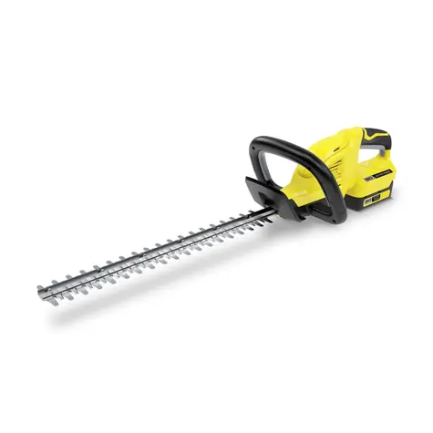 Kärcher HGE 18-45 AKU set / Aku nůžky na živý plot / 18V / Li-Ion / Délka lišty 45cm / baterie + nabíječka
