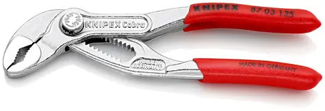 Knipex Cobra 87 03 125 Kleště na vodní čerpadla Hightech 125mm / 13 pozic / palcové trubky: 1