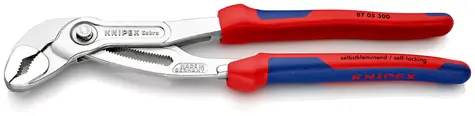 Knipex Cobra 87 05 300 Kleště na vodní čerpadla Hightech 300mm / 30 pozic / palcové trubky: 2 3|4
