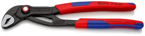 Knipex Cobra QuickSet 87 22 250 Kleště na vodní čerpadla 250mm / 25 pozic / palcové trubky: 2
