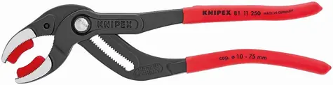 Knipex 81 11 250 Kleště instalatérské na sifonová šroubení a plasty 250mm / 25 pozic / 10 - 75mm