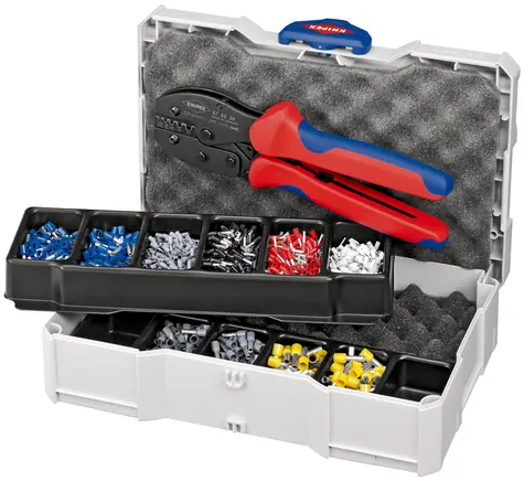 Knipex 97 90 23  Lisovací kleště + Lisovací sortiment
