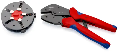 Knipex MultiCrimp 97 33 01 Lisovací kleště s výměnným zásobníkem 250mm