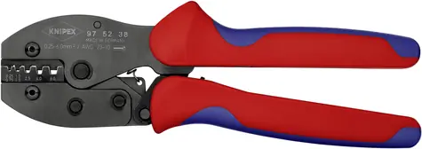Knipex PreciForce 97 52 38 Lisovací kleště 220mm / 0.25 - 6.0 mm2 / AWG 23-10 / Hnízd: 5