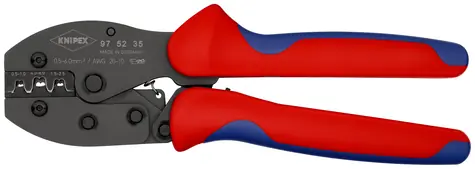 Knipex PreciForce 97 52 35 Lisovací kleště 220mm / 0.5 - 6.0 mm2 / AWG 20-10 / Hnízd: 3