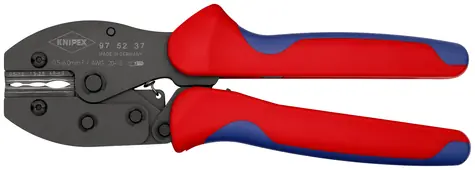 Knipex PreciForce 97 52 37 Lisovací kleště 220mm / 0.5 - 6.0 mm2 / AWG 20-10 / Hnízd: 3
