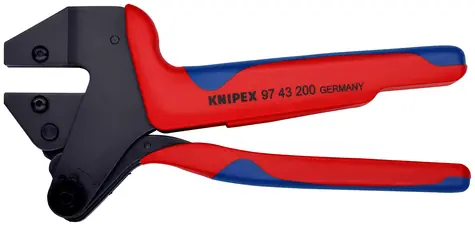 Knipex 97 43 200 A Víceúčelové systémové lisovací kleště pro vyměnitelné lisovací profily 200mm 