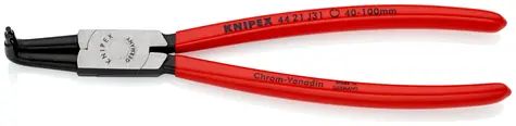 Knipex 44 21 J31 Kleště na pojistné kroužky pro vnitřní kroužky v otvorech 215mm / 90° / 40 - 100mm / hroty: 2.3mm 