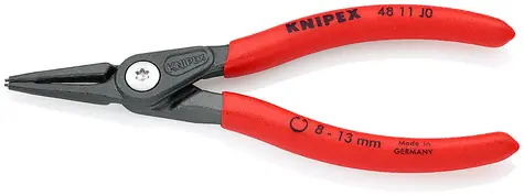 Knipex 48 11 J0 Precizní kleště pro pojistné kroužky pro vnitřní kroužky v otvorech 140mm / 8-13mm / hroty: 0.9mm