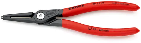 Knipex 48 11 J3 Precizní kleště pro pojistné kroužky pro vnitřní kroužky v otvorech 225mm / 40-100mm / hroty: 2.3mm