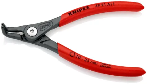 Knipex 49 21 A11 Precizní kleště pro pojistné kroužky pro vnější kroužky na hřídelích 130mm / 90° / 10-25mm / 1.3mm