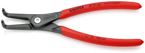 Knipex 49 21 A31 Precizní kleště pro pojistné kroužky pro vnější kroužky na hřídelích 210mm / 90° / 40-100mm / 2.3mm