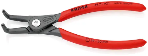 Knipex 49 21 A41 Precizní kleště pro pojistné kroužky pro vnější kroužky na hřídelích 305mm / 90° / 85-140mm / 3.2mm