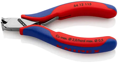 Knipex 64 12 115 Čelní štípací kleště pro elektroniku 115mm 