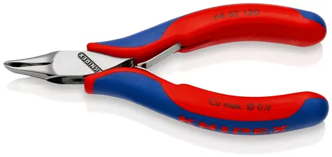 Knipex 64 62 120 Čelní štípací kleště se šikmými břity pro elektroniku 120mm / 65°