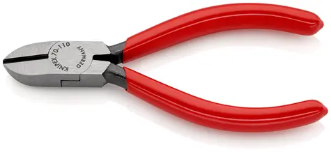 Knipex 70 01 110 EAN Boční štípací kleště 110mm / měkký: 3mm / polotvrdý: 2mm / tvrdý: 1.2mm